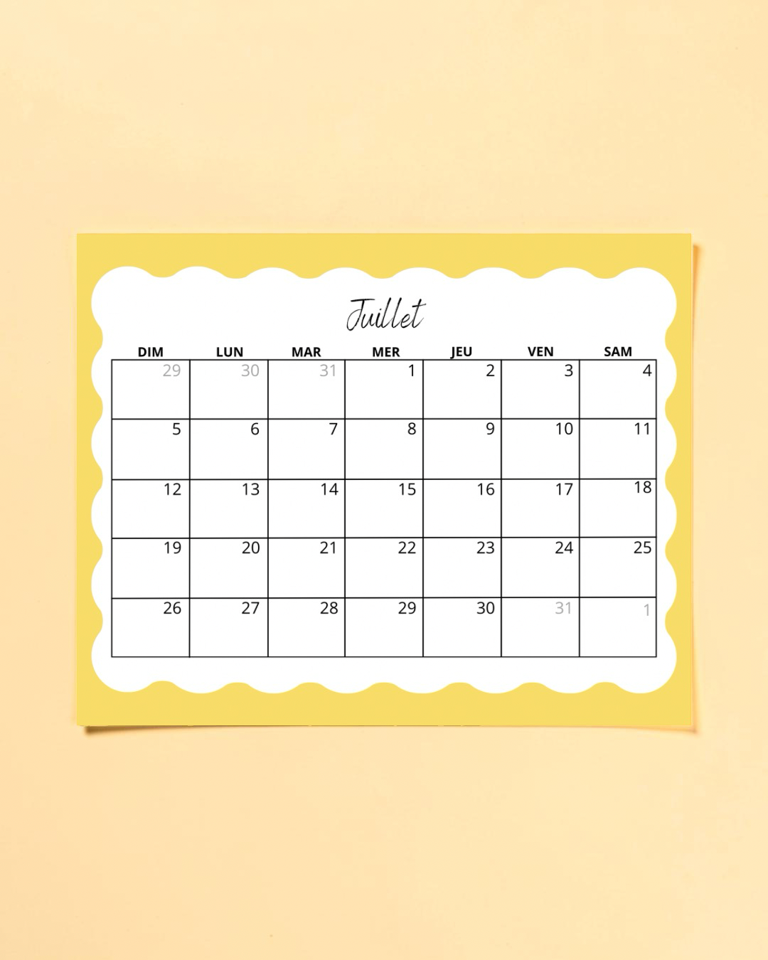 CALENDRIER FLASHY