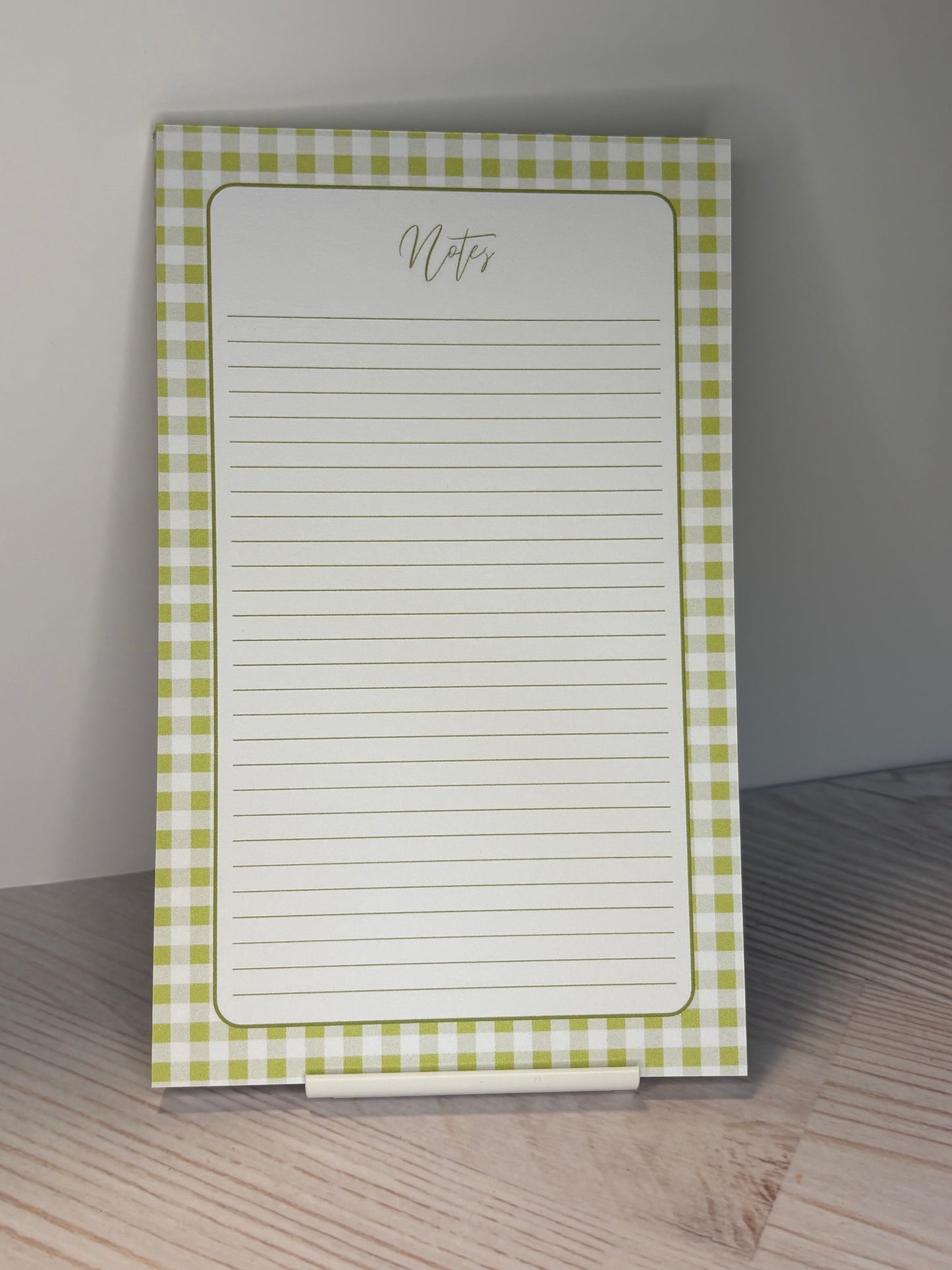 BLOC-NOTES QUADRILLÉ VERT