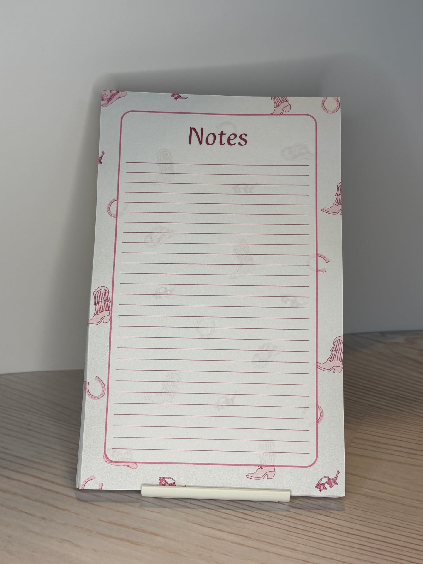 BLOC-NOTES PINK COUNTRY