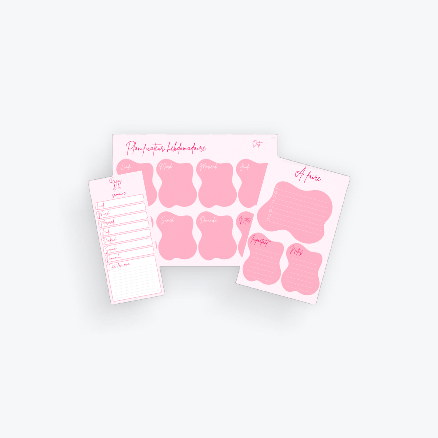 Ensemble douceur rosée