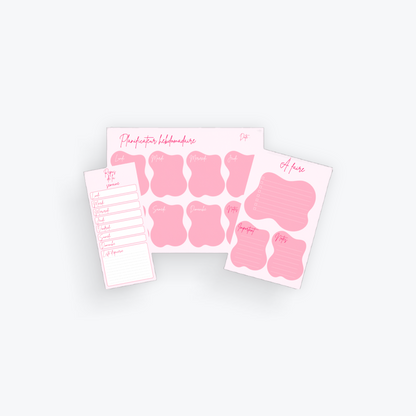 Ensemble douceur rosée