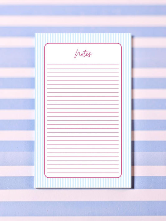 BLOC-NOTES BLEU ET ROSE