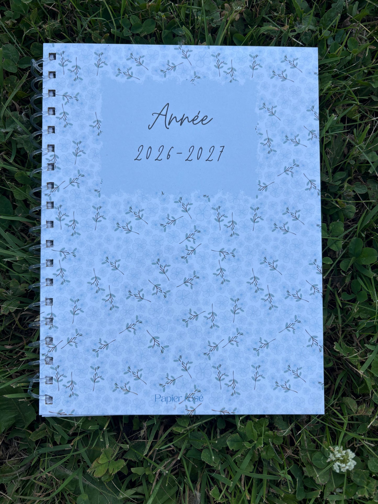 AGENDA FLEURS BLEUES