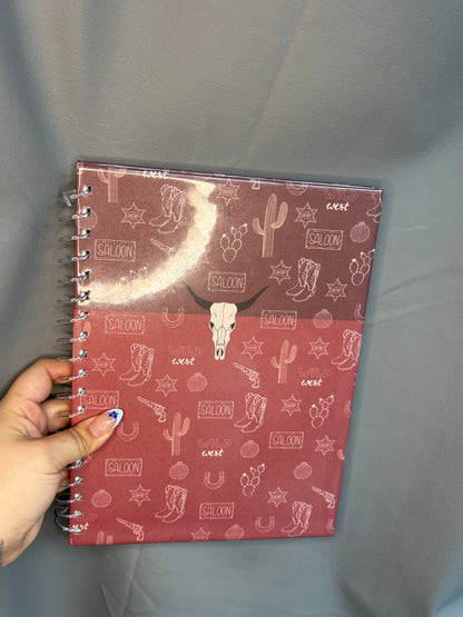 CAHIER DE NOTES BOOTS AND CACTI