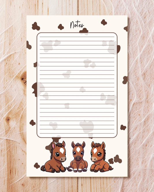 BLOC-NOTES CHEVAL