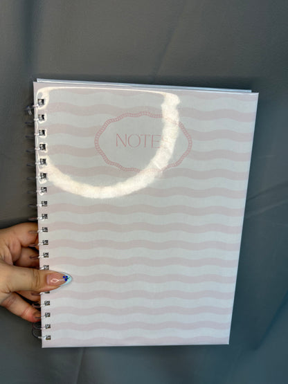 CAHIER DE NOTES VAGUES