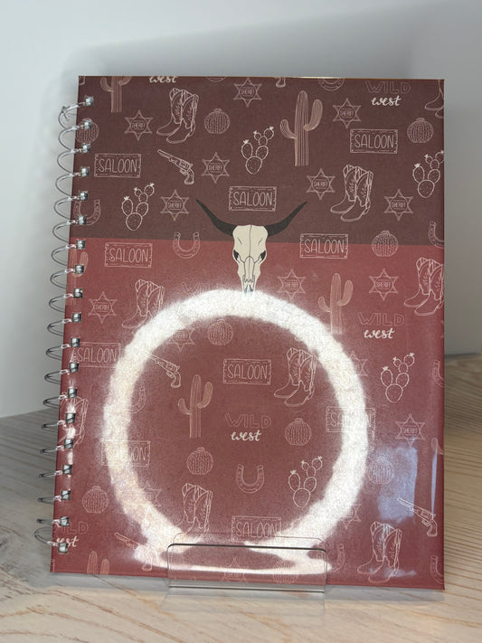 CAHIER DE NOTES BOOTS AND CACTI