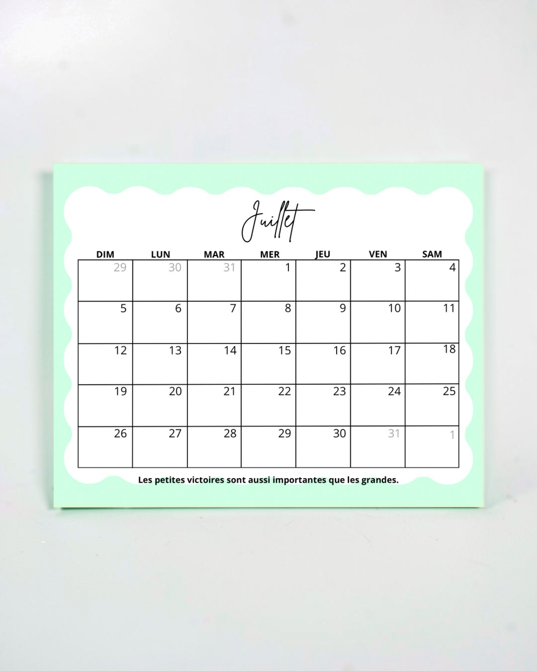 CALENDRIER NIKA
